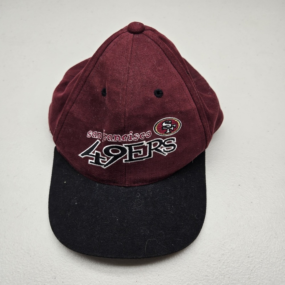 VINTAGE San Francisco 49ers Men Baseball Cap OS‎ Burgundy Pro Player 90s
